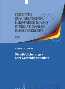 【预订】Die Mietsicherungs- oder Mieterdienstbarkeit 9783899495577