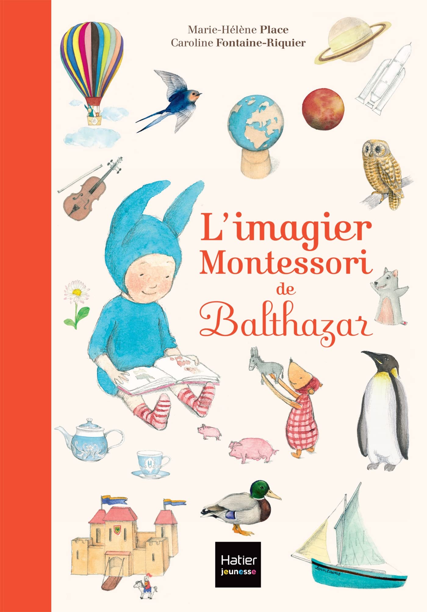 法语蒙特梭利早教书巴尔萨扎的图画书幼儿语言启蒙翻翻书 L’imagier Montessori de Balthazar