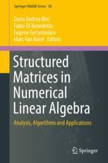 预订 Structured Matrices in Numerical Linear Algebra
