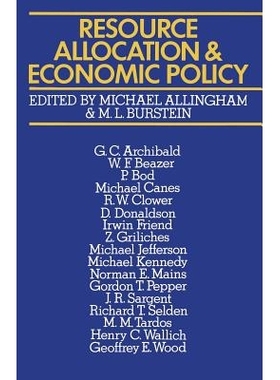 预订 Resource Allocation and Economic Policy: 9781349026753