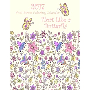 Float 9781540315205 Anti Butterfly Like Calendar Coloring Stress 2017 预订