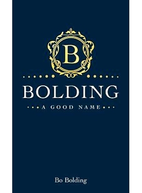 预订 Bolding: A Good Name: 9781545613825