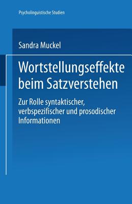 Zur Rolle syntaktischer, verbspezifische