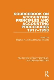and 9780367496852 Sourcebook 1953 1917 Procedures Principles Accounting 预订
