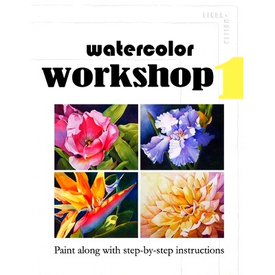 预订 Watercolor Workshop 1: Paint Along With Step-by-Step Instructions: 9798495378308