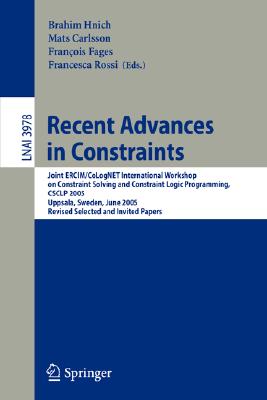 【预订】Recent Advances in Constraints