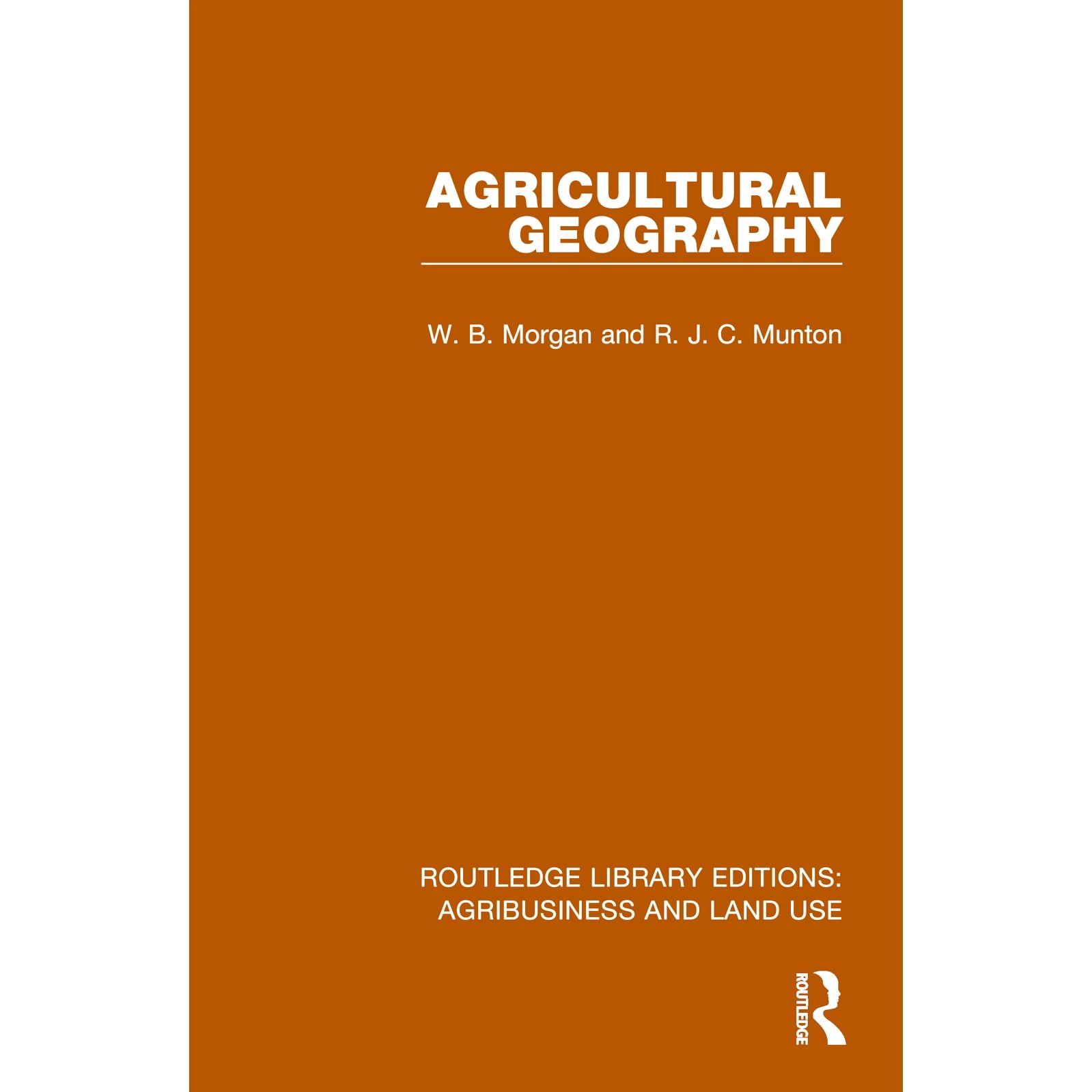预订 Agricultural Geography 农业地理（重印版）: 9781032469836