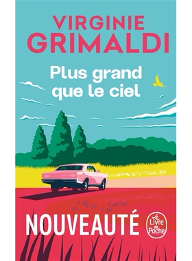 预售 比天空还要广阔 Virginie Grimaldi 法语原版小说 Plus grand que le ciel