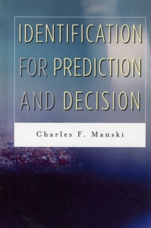 【预订】Identification for Prediction and Decision 9780674026537