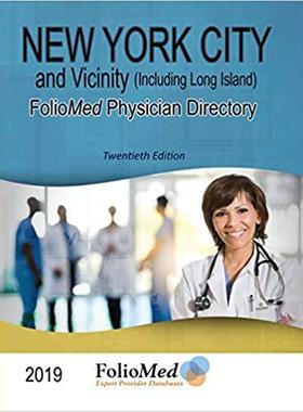 【预售】New York City and Vicinity (Including Long Island) Physician Directory 2019 Twentieth Edition