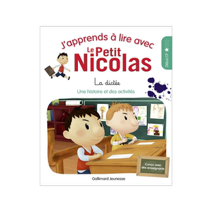 法国CP教辅读物 和小淘气尼古拉学阅读4：听写 J'apprends à lire avec le Petit Nicolas 小学一年级法语写作词汇训练