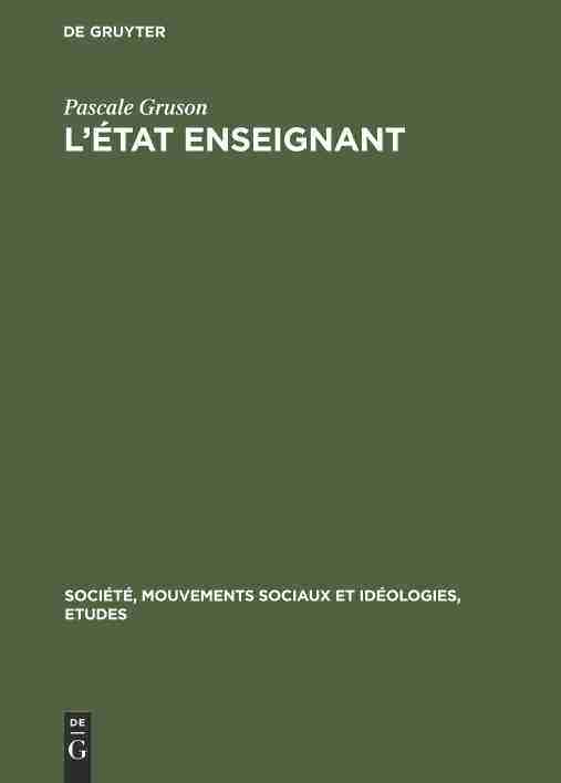 【预订】L’État enseignant 9783112310991