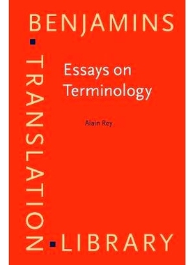 预订 Essays on Terminology. 关于术语的短文: 9789027216083