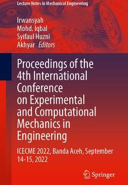 [预订]Proceedings of the 4th International Conference on Experimental and Computational Mechanics in Engin 9789819974948