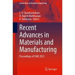 Recent and Advances Materials Manufacturing 预订