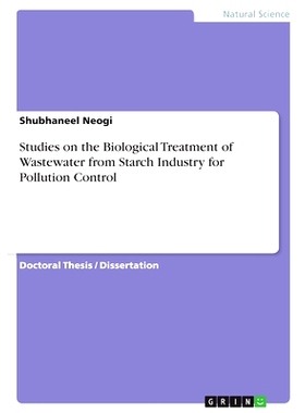 预订 Studies on the Biological Treatment of Wastewater from Starch Industry for Pollution Control: 9783346197986