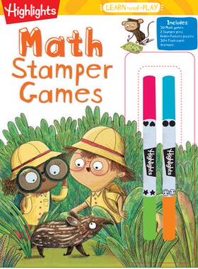 [预订]Highlights Learn-And-Play Math Stamper Games 9781644728345