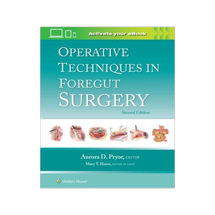 [预订]Operative Techniques in Foregut Surgery 9781975176617