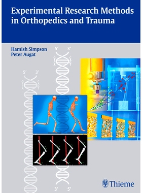预订 Experimental Research Methods in Orthopedics and Trauma 骨科和创伤的实验研究方法: 9783131731111