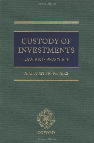 【预订】Custody of Investments: Law and Practice