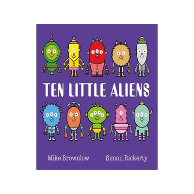 英文原版 十个外星人 数数启蒙认知识物绘本 Ten Little Aliens
