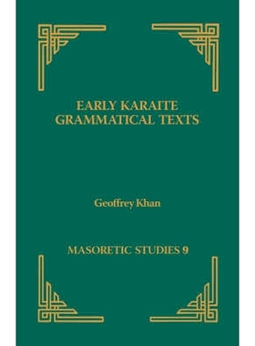 预订 Early Karaite Grammatical Texts: 9781589833531