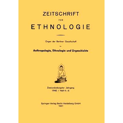 预订 Zeitschrift für Ethnologie: Organ der Berliner Gesellschaft für Anthropologie, Ethnologie und Urgeschichte: 97836