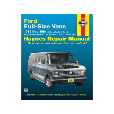 [预订]Ford full-size Econoline E-100-E-350 petrol vans (1969-1991) Haynes Repair Manual (USA) 9781563920295