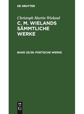 预订 Poetische Werke: 9783112457078