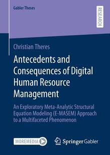 Digital 9783658351151 Antecedents Management Resource Human Consequences and 预订