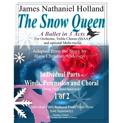 预订 The Snow Queen, A Ballet in 3 Acts: Winds/Brass/Percussion/Harp/Choral Individual Instrumental Parts Set 1 of 2: 97