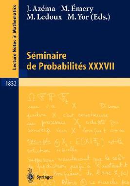 【预订】Séminaire de Probabilités XXXVII