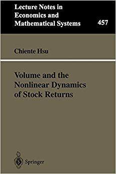 【预订】Volume and the Nonlinear Dynamics of Stock Returns 9783540636724