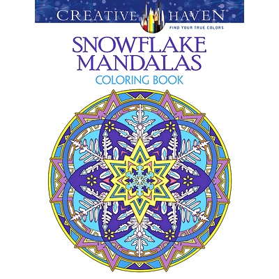 预订 Creative Haven Snowflake Mandalas Coloring Book: 9780486803760