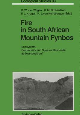 预订 Fire in South African Mountain Fynbos