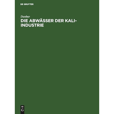 Gutachten betr. die Versalzung der Flüs