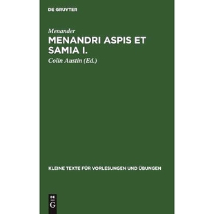 预订 Menandri Aspis et Samia I.: Textus (cum apparatu critico) et indices: 9783110013061