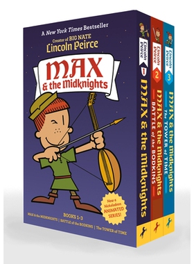 预订 Max and the Midknights Paperback 3-Book Boxed Set: Max and the Midknights; Max and the Midknights: Battle of the Bo