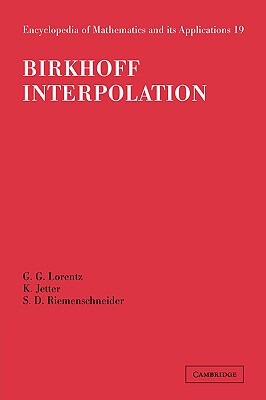 【预订】Birkhoff Interpolation