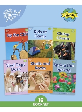 预订 Phonic Books Dandelion World Stages 8-15: Adjacent consonants and consonant digraphs 蒲公英世界拼读书 8-15 年级：相
