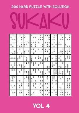 [预订]200 Hard Puzzle With Solution Sukaku Vol 4: Challenging Sudoku variation, puzzle booklet, 2 puzzles  9781711910666