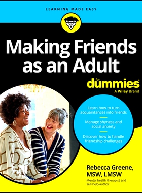 预订 Making Friends as an Adult for Dummies 成人交友达人迷: 9781394288458