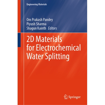 预订 2D Materials for Electrochemical Water Splitting 用于电化学水分解的二维材料 9789819520022