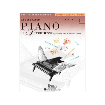 菲伯尔钢琴快速教程（2级）：视奏 英文原版 Accelerated Piano Adventures for the Older Beginner: Sightreading Book 2
