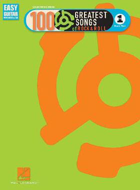 【预售】Vh1’s 100 Greatest Songs of Rock & Roll: Easy Guitar with Notes & Tab Edition