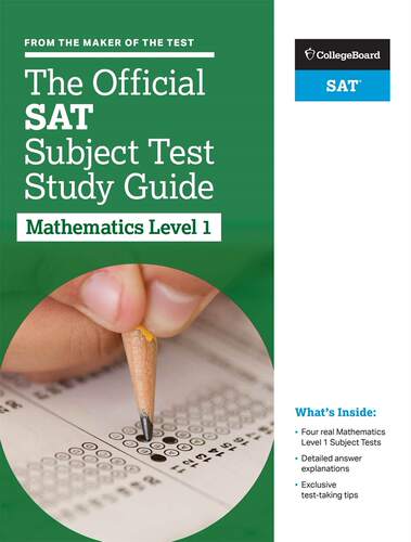 英文原版 SAT考试官方指南：数学 一级 The Official SAT Subject Test in Mathematics Level 1 Study Guide