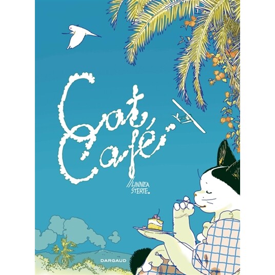 现货 秋蛙物语作者 Linnea Sterte新作 Cat café 猫咪咖啡馆 法语原版 安古兰获奖瑞典插画家 法国进口漫画