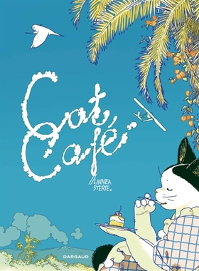 现货 秋蛙物语作者 Linnea Sterte新作 Cat café 猫咪咖啡馆 法语原版 安古兰获奖瑞典插画家 法国进口漫画
