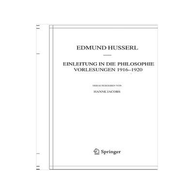 预订 Einleitung in die Philosophie. Vorlesungen 1916–1920