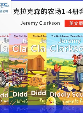 克拉克森的农场1-4册 猪也许会飞 2024新版 英文原版 点子王 幽默搞笑 Diddly Squat Pigs Might Fly